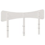 vidaXL Tăblie de pat, alb, 160 cm, lemn masiv de pin vidaXL Tăblie de pat, alb, 160 cm, lemn masiv de pin