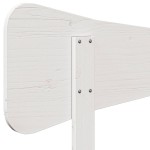 vidaXL Tăblie de pat, alb, 160 cm, lemn masiv de pin vidaXL Tăblie de pat, alb, 160 cm, lemn masiv de pin