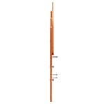vidaXL Tăblie de pat, maro ceruit, 160 cm, lemn masiv de pin
