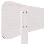 vidaXL Tăblie de pat, alb, 150 cm, lemn masiv de pin vidaXL Tăblie de pat, alb, 150 cm, lemn masiv de pin
