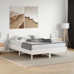 vidaXL Tăblie de pat, alb, 140 cm, lemn masiv de pin vidaXL Tăblie de pat, alb, 140 cm, lemn masiv de pin