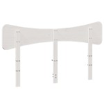 vidaXL Tăblie de pat, alb, 140 cm, lemn masiv de pin vidaXL Tăblie de pat, alb, 140 cm, lemn masiv de pin