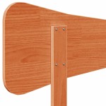 vidaXL Tăblie de pat, maro ceruit, 140 cm, lemn masiv de pin