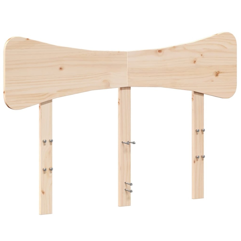 vidaXL Tăblie de pat, 135 cm, lemn masiv de pin