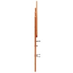 vidaXL Tăblie de pat, maro ceruit, 135 cm, lemn masiv de pin