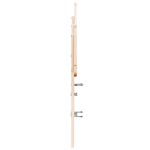 vidaXL Tăblie de pat, 120 cm, lemn masiv de pin