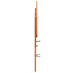 vidaXL Tăblie de pat, maro ceruit, 120 cm, lemn masiv de pin