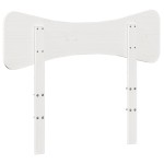 vidaXL Tăblie de pat, alb, 100 cm, lemn masiv de pin