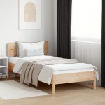 vidaXL Tăblie de pat, 90 cm, lemn masiv de pin