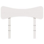 vidaXL Tăblie de pat, alb, 90 cm, lemn masiv de pin
