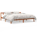 vidaXL Cadru de pat fără saltea, maro ceruit 180x200 cm lemn masiv pin vidaXL Cadru de pat fără saltea, maro ceruit 180x200 cm lemn masiv pin