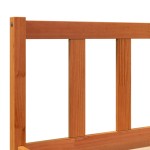 vidaXL Cadru de pat fără saltea, maro ceruit 180x200 cm lemn masiv pin vidaXL Cadru de pat fără saltea, maro ceruit 180x200 cm lemn masiv pin