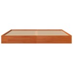 vidaXL Cadru de pat fără saltea, maro ceruit 180x200 cm lemn masiv pin vidaXL Cadru de pat fără saltea, maro ceruit 180x200 cm lemn masiv pin