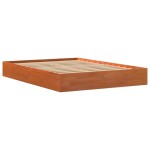 vidaXL Cadru de pat fără saltea, maro ceruit 140x200 cm lemn masiv pin vidaXL Cadru de pat fără saltea, maro ceruit 140x200 cm lemn masiv pin