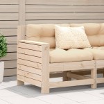 vidaXL Canapea cu cotieră de grădină, 69x62x70,5 cm, lemn masiv pin vidaXL Canapea cu cotieră de grădină, 69x62x70,5 cm, lemn masiv pin