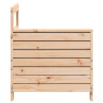 vidaXL Canapea cu cotieră de grădină, 69x62x70,5 cm, lemn masiv pin vidaXL Canapea cu cotieră de grădină, 69x62x70,5 cm, lemn masiv pin