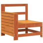 vidaXL Canapea cu cotieră de grădină maro 69x62x70,5 cm lemn masiv pin