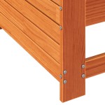 vidaXL Canapea cu cotieră de grădină maro 69x62x70,5 cm lemn masiv pin