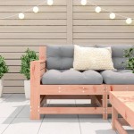 vidaXL Canapea cu cotieră de grădină, 69x62x70,5cm, lemn masiv douglas vidaXL Canapea cu cotieră de grădină, 69x62x70,5cm, lemn masiv douglas