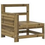 vidaXL Canapea cu cotieră de grădină, 69x62x70,5 cm, lemn pin tratat vidaXL Canapea cu cotieră de grădină, 69x62x70,5 cm, lemn pin tratat