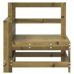 vidaXL Canapea cu cotieră de grădină, 69x62x70,5 cm, lemn pin tratat vidaXL Canapea cu cotieră de grădină, 69x62x70,5 cm, lemn pin tratat
