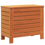 vidaXL Taburet de grădină, maro ceruit, 62x31,5x52 cm, lemn masiv pin vidaXL Taburet de grădină, maro ceruit, 62x31,5x52 cm, lemn masiv pin