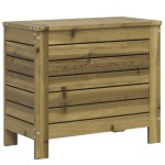 vidaXL Taburet de grădină, 62x31,5x52 cm, lemn de pin tratat vidaXL Taburet de grădină, 62x31,5x52 cm, lemn de pin tratat