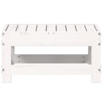 vidaXL Taburet de grădină, alb, 62x30x32 cm, lemn masiv de pin vidaXL Taburet de grădină, alb, 62x30x32 cm, lemn masiv de pin