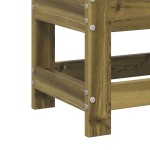 vidaXL Taburet de grădină, 62x30x32 cm, lemn de pin tratat vidaXL Taburet de grădină, 62x30x32 cm, lemn de pin tratat