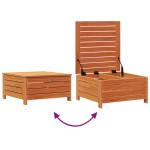vidaXL Taburet de grădină, maro ceruit, 62x63,5x32 cm, lemn masiv pin vidaXL Taburet de grădină, maro ceruit, 62x63,5x32 cm, lemn masiv pin