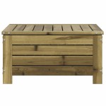 vidaXL Taburet de grădină, 62x63,5x32 cm, lemn de pin tratat