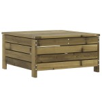 vidaXL Taburet de grădină, 62x63,5x32 cm, lemn de pin tratat