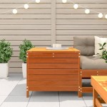 vidaXL Taburet de grădină, maro ceruit, 62x63,5x53,5cm, lemn masiv pin vidaXL Taburet de grădină, maro ceruit, 62x63,5x53,5cm, lemn masiv pin