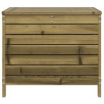 vidaXL Taburet de grădină, 62x63,5x53,5 cm, lemn masiv de pin