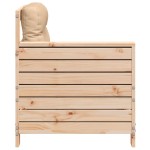 vidaXL Canapea grădină cotieră cu perne, lemn masiv de pin vidaXL Canapea grădină cotieră cu perne, lemn masiv de pin