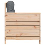 vidaXL Canapea grădină cotieră cu perne, lemn masiv de pin vidaXL Canapea grădină cotieră cu perne, lemn masiv de pin