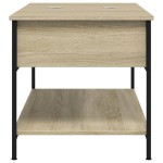 vidaXL Măsuță de cafea stejar sonoma 100x50x50 cm lemn prelucrat/metal vidaXL Măsuță de cafea stejar sonoma 100x50x50 cm lemn prelucrat/metal