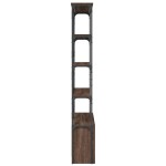 vidaXL Bibliotecă, stejar maro, 100x26x180 cm, lemn prelucrat/metal