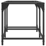 vidaXL Măsuță de cafea blat din sticlă transparentă 78,5x40x40 cm oțel vidaXL Măsuță de cafea blat din sticlă transparentă 78,5x40x40 cm oțel