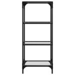 vidaXL Suport depozitare blat din sticlă transparentă 40x30x95 cm oțel vidaXL Suport depozitare blat din sticlă transparentă 40x30x95 cm oțel