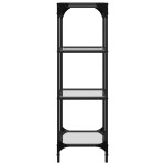 vidaXL Suport depozitare blat din sticlă transparentă 40x30x95 cm oțel vidaXL Suport depozitare blat din sticlă transparentă 40x30x95 cm oțel