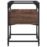 vidaXL Noptieră, stejar maro, 40x40x55 cm, lemn compozit