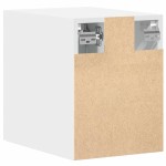 vidaXL Dulap de perete, alb, 30x42,5x40 cm, lemn compozit