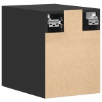 vidaXL Dulap de perete, negru, 30x42,5x40 cm, lemn compozit