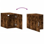 vidaXL Dulap de perete, stejar fumuriu, 30x42,5x40 cm, lemn compozit vidaXL Dulap de perete, stejar fumuriu, 30x42,5x40 cm, lemn compozit