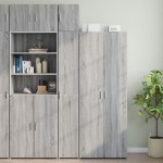 vidaXL Dulap de perete, gri sonoma, 30x42,5x40 cm, lemn prelucrat