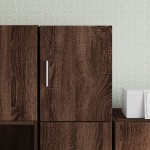 vidaXL Dulap de perete, stejar maro, 30x42,5x40 cm, lemn prelucrat