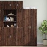 vidaXL Dulap de perete, stejar maro, 30x42,5x40 cm, lemn prelucrat