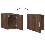 vidaXL Dulap de perete, stejar maro, 30x42,5x40 cm, lemn prelucrat