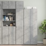 vidaXL Dulap de perete, gri beton, 40x42,5x40 cm, lemn prelucrat
